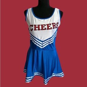 📣CHEERS!! SUPER CUTE CHEERLEADING DRESS!  COSTUME, HALLOWEEN, DRESS-UP, SPORTS 📣